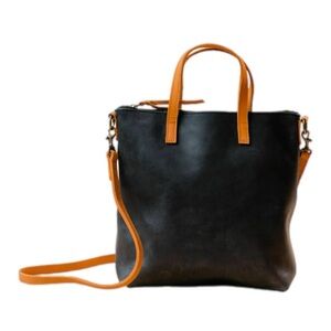Elegant Black and Tan Tote Bag Abera Commuter
ABLE no strap